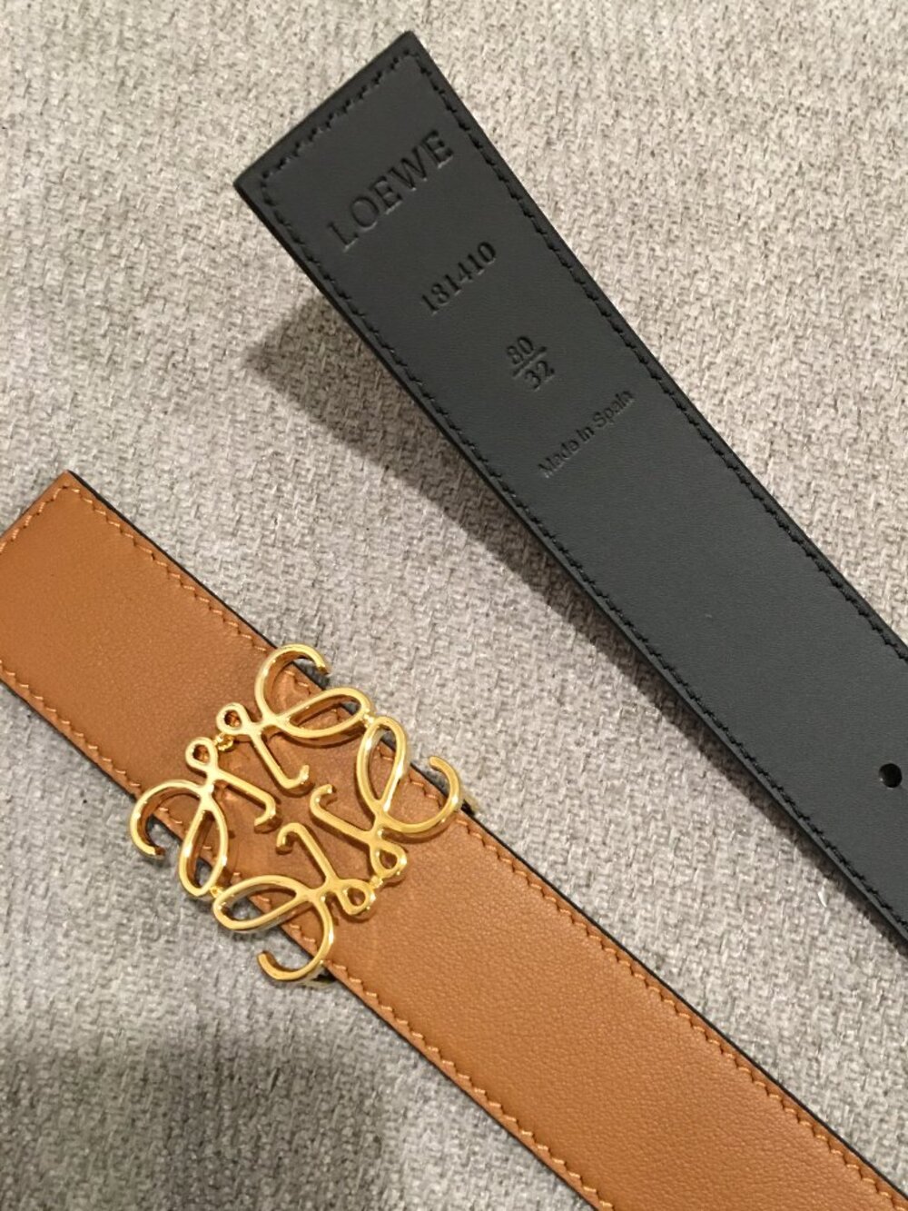 LOEWE REVERSIBLE BELT SIZE 80 - Picture 7 of 7